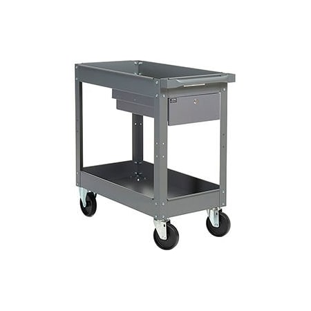 Global Industrial Stock Cart, Steel, 30 in L, 16 in W, 32 in H 988836